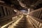 Salt miners stairs deep undeground - Wieliczka Salt Mine
