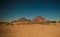 Salt mining in the Saline Demi dry lake, Fada, Ennedi, Chad