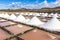 Salt piles in the saline of Janubio