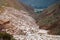 Salt pool in sacred valley in Peru