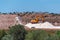 Salt Production at Castro Marim, Eastern Algarve, Portugal.