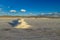 Salt pyramids on Salar surfase