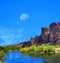 Salt River Arizona Moon