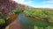 Salt River: Flowing right next to Coon Bluff in Arizona (Panoramic View)