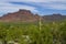 Salt River valley with Red Mountain, Mesa, Arizona