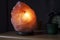 The salt rock lamp