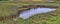 Salt water pond on Sears Island in Maine