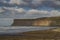 Saltburn cliff. Located on the north east coast of England.