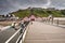 Saltburn Pier and town beyond