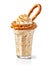 Salted caramel pretzel milkshake