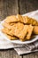 Salted crispy crackers