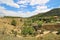 Salto del Usero in Bullas from above in the middle of the mountain in Bullas, Murcia