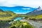 Salto Grande waterfall in national park Torres del Paine, Patagonia Chile, South America