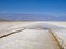 Saltsee and Badwater basin in Badwater, death valley, USA