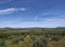 The Saltwater Lagoon at Fuente de Piedra, seen over the Olive groves of the surrounding arable Farmland in Andalucia.