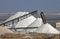 Saltworks Near Walvis Bay in Namibia