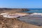 Saltworks Salinas de Janubio in Lanzarote, Canary islands, Spain