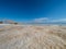 Salty beach at Ein Bokek Dead Sea Resort, Israel