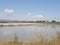 Salty lake lanscape in Bulgaria