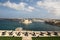 Saluting battery and Grand harbour, Malta