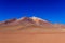 The Salvador Dali desert also known as Dali Valley, in the Eduardo Avaroa Park in Bolivia, Andes in South America