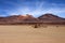 Salvador Dali desert and colorful mountains in Bolivia