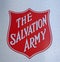 The Salvation Army Logo sign at one of help centers.