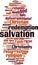 Salvation word cloud