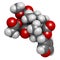 Salvinorin A entheogen molecule. Psychotropic molecule from Salvia divinorum.