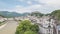 Salzburg Austria city skyline time lapse at Salzace River and Fortress Hohensalzburg