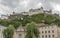 Salzburg cityscape with Castle, Salzburger Land, Austria