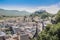 Salzburg general view from MÃ¶nchsberg viewpoint, Austria