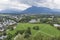 Salzburg suburb cityscape