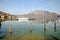 Salzburger Land Austria: View over lake Attersee - Austrian Alps