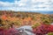 Sam\'s Point Preserve in Shawangunk Mountains, New York State, in spectacular peak autumn foliage
