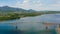 Samar, Philippines. The San Juanico Bridge connects Samar and Leyte Islands and is the longest bridge in the country.