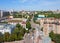 Samara city, Russia, view from height on city
