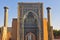 Samarkand: beautiful entrance to mosque