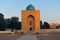 Samarkand: historic building on sunset