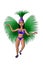 Samba carnival dancer