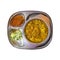 Sambar, lentil dish. Indian food,