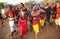 Samburu dancers in Archers Post, Kenya.