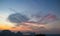 Samet Nangshe viewpoint mountain sunrise background