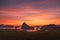 Samet Nangshe Viewpoint at sunset with Andaman sea in Phang Nga Bay, tourist attraction in summer season, Thailand in travel trip