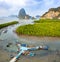 Samet Nangshe viewpoint, view of Koh Phra Wat Noi, in Phang Nga bay, Thailand