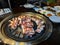 Samgyeopsal, grilled pork belly and Moksal, grilled pork neck popular in South Korea.