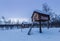 Sami camp in Abisko National Park, Sweden