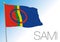 Sami official national flag, europe