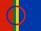Sami people flag illustration.