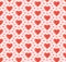 Samless pattern with hearts